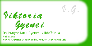 viktoria gyenei business card